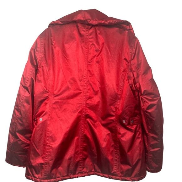 Wellensteyn Women's Revolution Winter Jacket Red Shimmer Parka Sz XL - Picture 8 of 14